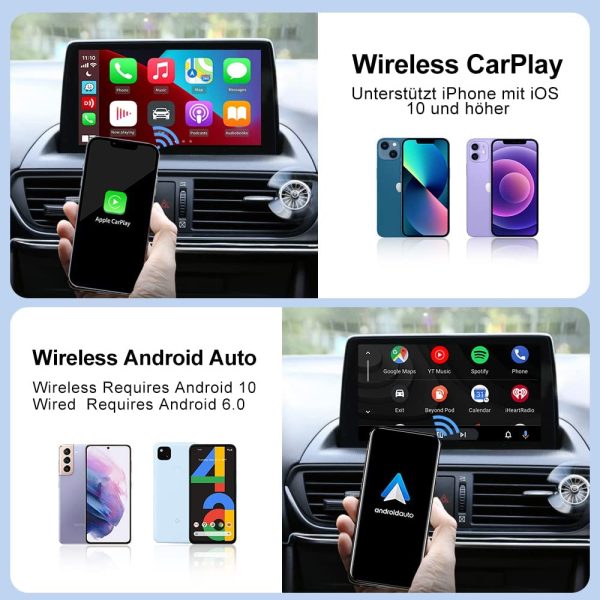Wireless CarPlay & Android Auto Adapter - Kabellos Musik & Navi Im Auto
