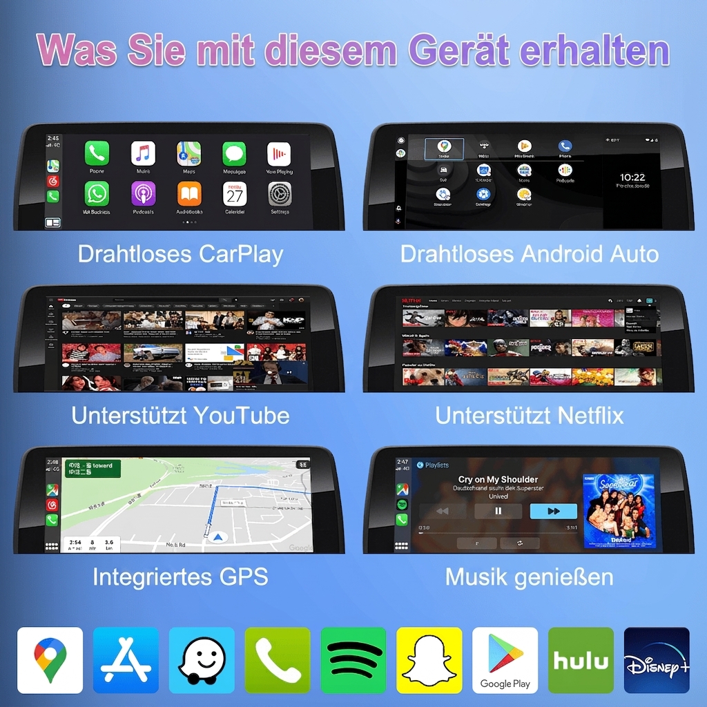 4 Max Ultra AI Box – Qualcomm 8-Core QCM6350, Android 15, 8 GB RAM + 128 GB ROM, 5G LTE, Split-Screen-Multimedia-Adapter – Bild 4