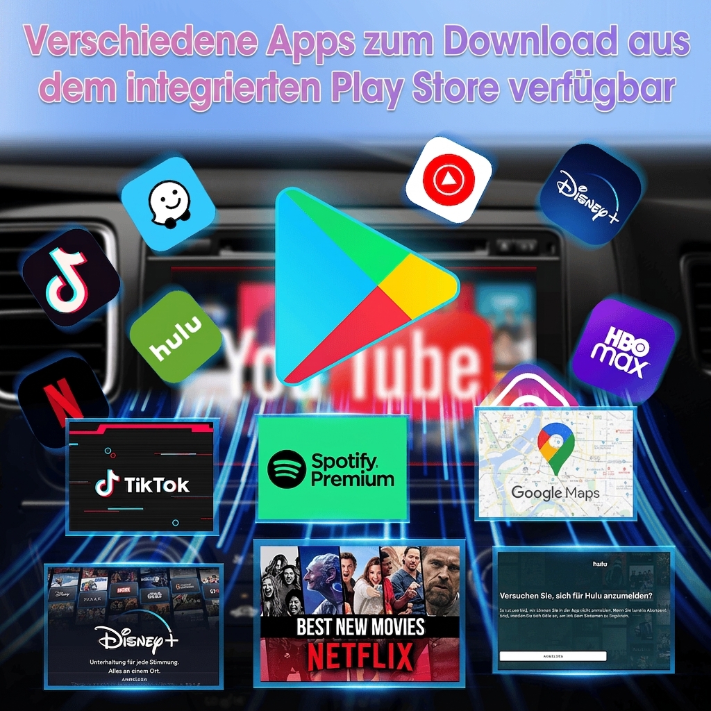 6 Max Ultra AI Box – Qualcomm 8-Core QCM6350, Android 15, 8 GB RAM + 128 GB ROM, 5G LTE, Split-Screen-Multimedia-Adapter – Bild 6