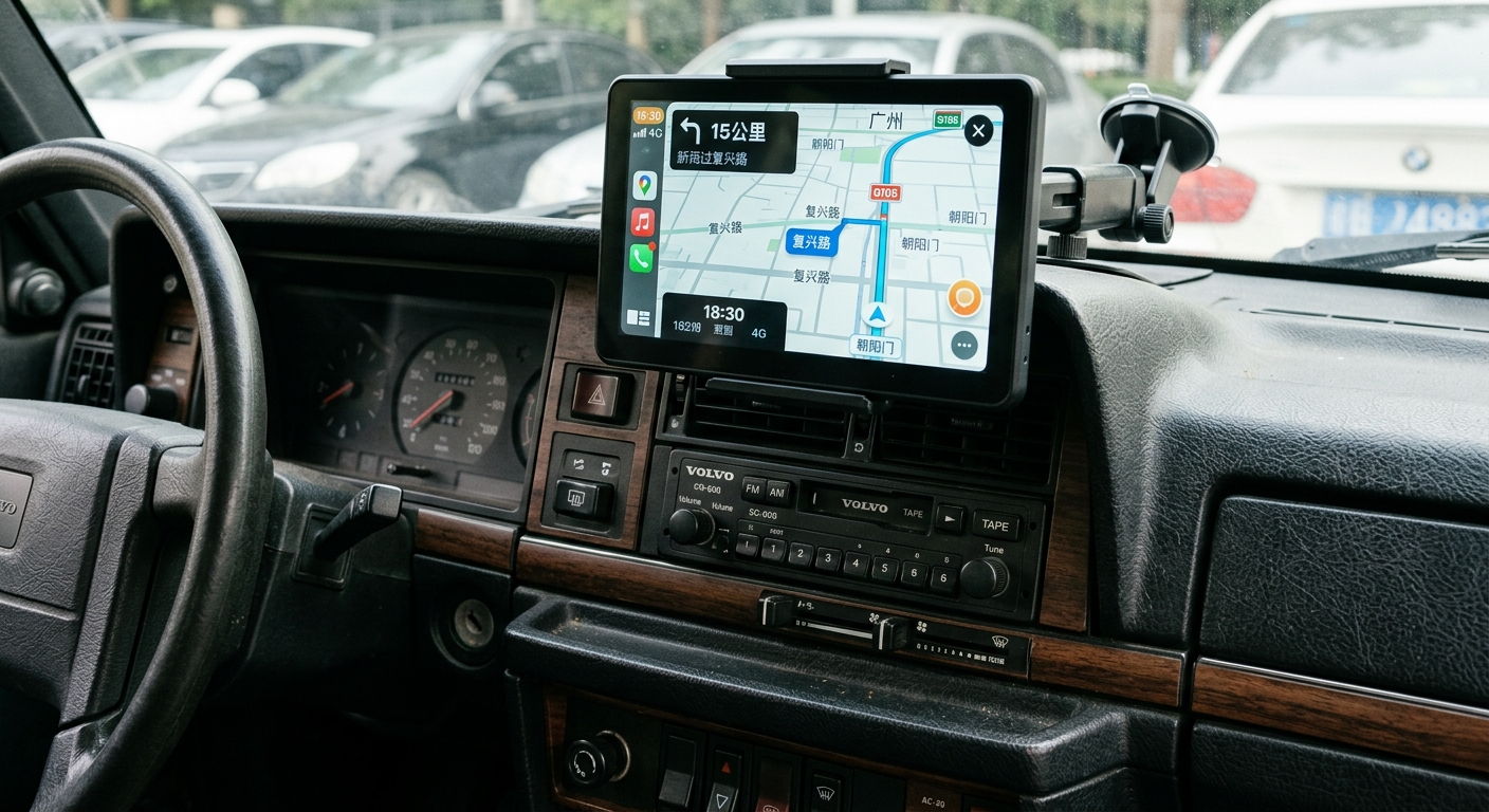 CarPlay-Armaturenbrett-Konsole auf dem Armaturenbrett als Alternative zum 1-DIN Radio mit CarPlay